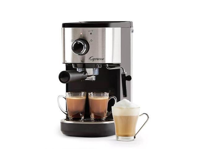 Capresso 12005 Compact Espresso and Cappuccino Machine - Black/Stainless
