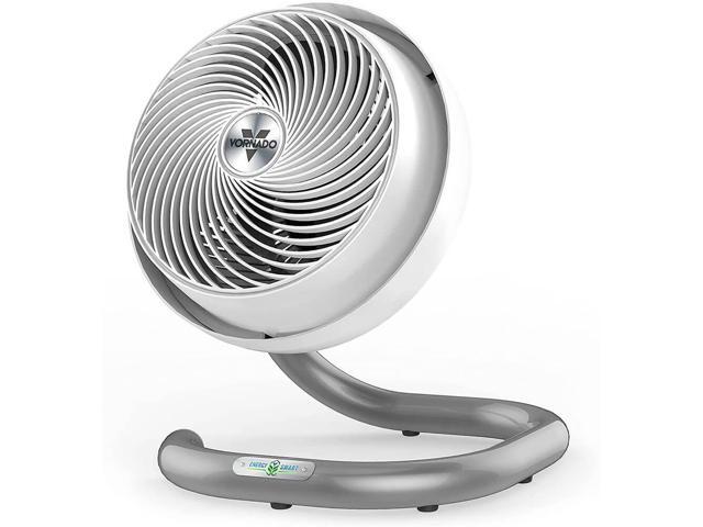 Vornado 623DCWHTBB 10 inch Energy Smart Mid-Size Air Circulator White Pedestal Fan