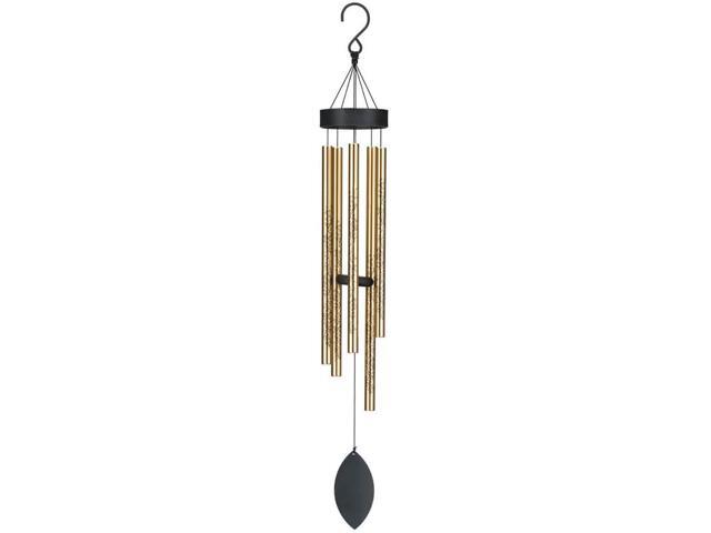 Regal REGL12616 32 inch Floral Wind Chime - Gold