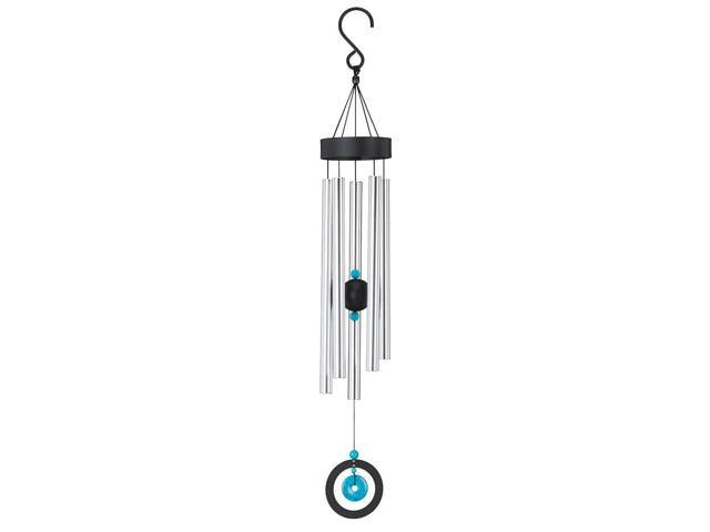 Regal REGL11436 32 inch Healing Stone Wind Chime - Turquoise photo