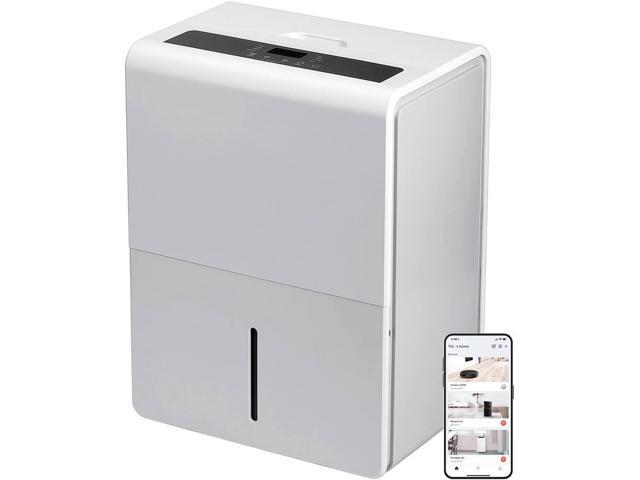 Original Equipment Manufacture H50D27W 50 Pint Smart Dehumidifier with UV-C Perfect for areas up to 4,500 sq. ft.