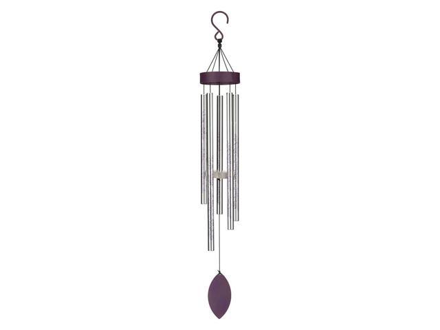 Regal REGL12618 32 inch Floral Wind Chime - Silver