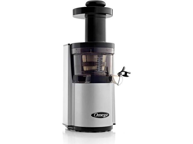 Omega VSJ843RS Vertical Slow Masticating Compact Juice Extractor - Silver photo