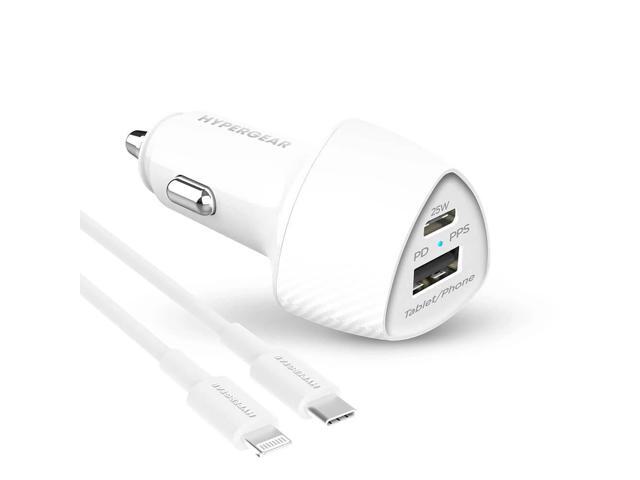Hypergear 15623 SpeedBoost 25W PD USB-C Car Kit - White
