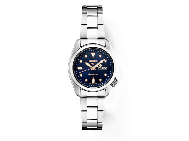 Seiko SRE003 5 Womens Sports Collection Watch - Stainless Steel/Blue Dial