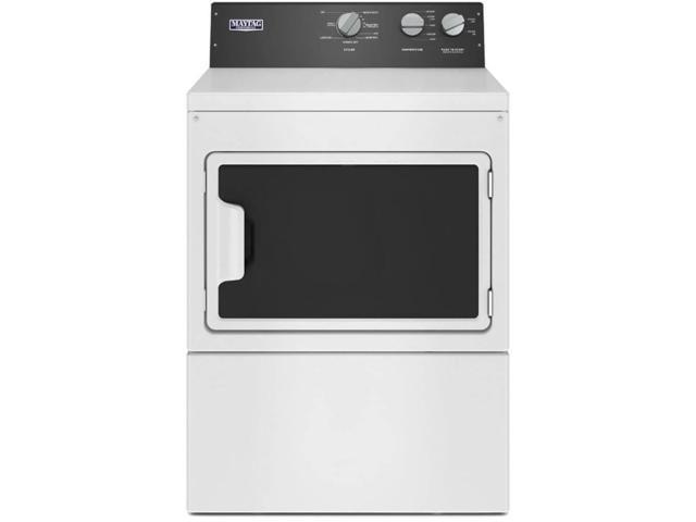 Maytag MEDP586KW 7.4 Cu. Ft. White Front Load Electric Dryer photo