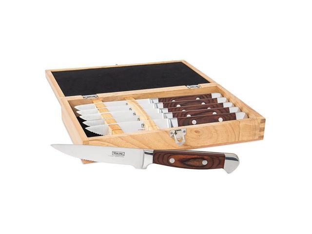 Viking 45311170RPAK 6-Piece Pakkawood Steak Knife Set