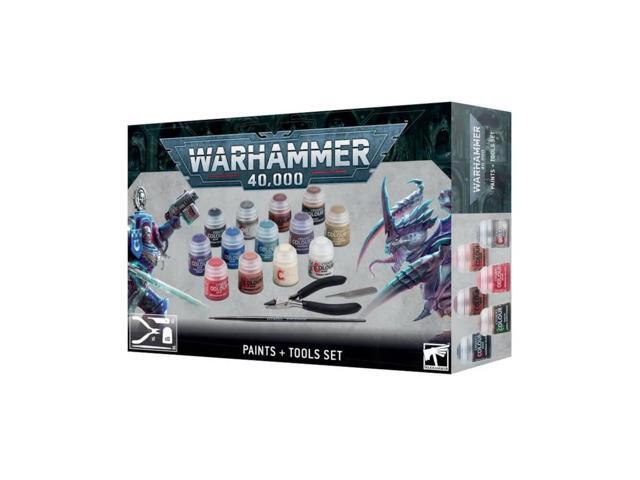 Games Workshop GW6012 Warhammer 40K Paints + Tools Set