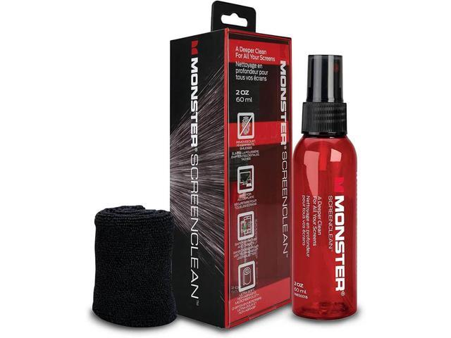 Monster VME50016 2 oz. Spray Electronic Device Screen Cleaner Kit with Microfiber Cloth