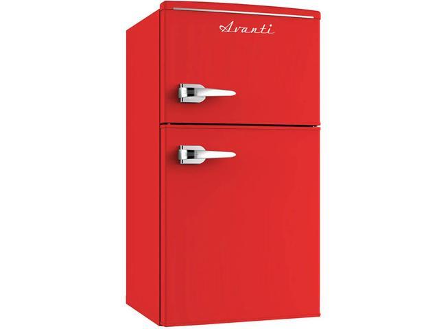 Avanti RMRT30X5R 3.0 Cu. Ft. Red Compact Retro Style Refrigerators