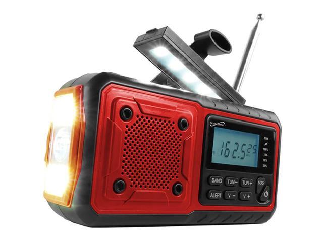 Supersonic SC1078ERN Guardian NOAA AM/FM Multi-Powered Emergency Weather Radio with Flashlight