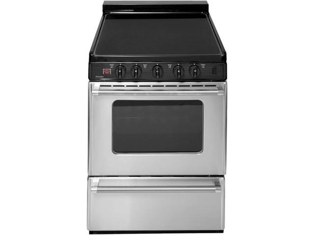 Premier ECS7X0BP 3 Cu. Ft. Stainless Freestanding Electric Range