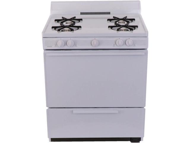 Premier BFK100OP 3.9 Cu. Ft. White Freestanding Gas Range