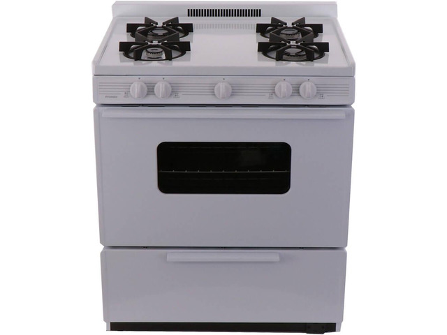 Premier BMK5X0OP 3.91 Cu. Ft. White Freestanding Gas Range