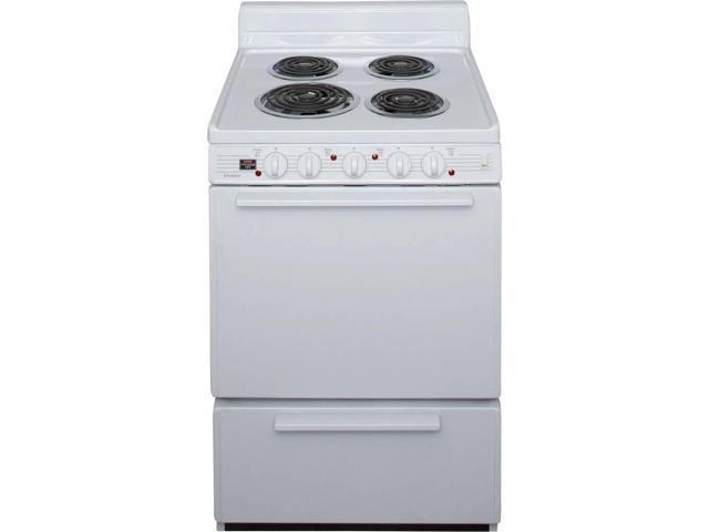 Premier ECKL0HOP 24 inch White Freestanding Electric Range