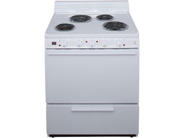 Premier EDKL0HOP 3.91 Cu. Ft. White Freestanding Electric Range