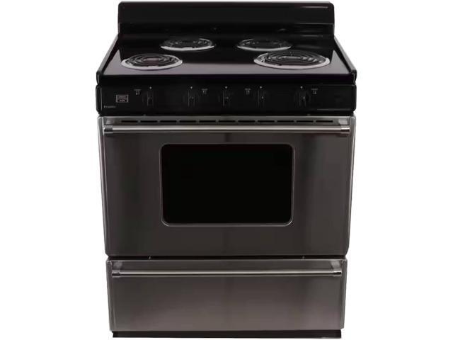 Premier EFK600BP 3.91 Cu. Ft. Stainless Freestanding Electric Range