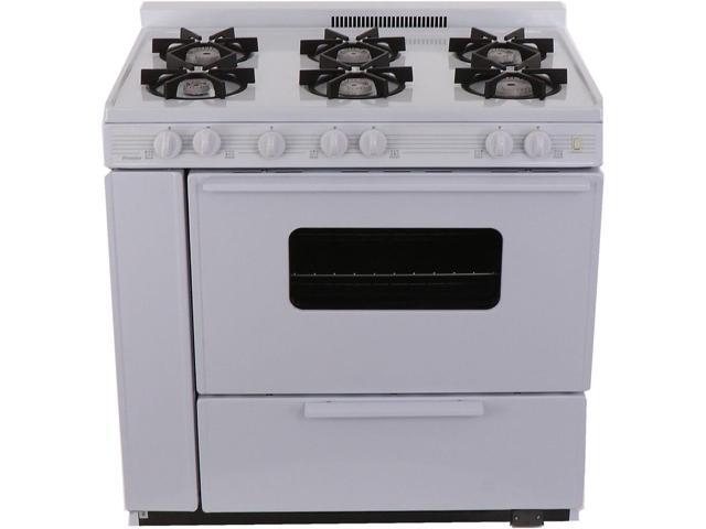 Premier BTK5X0OP 3.9 Cu. Ft. White Freestanding Gas Range