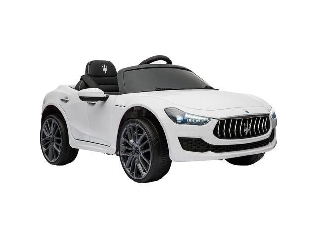 Best Ride On Cars MASGIB12VWHT Maserati Ghibli 12V Battery Powered Ride On Toy - White