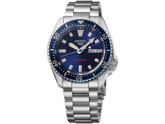 Seiko SRPL83 5 Sports SKX Collection Automatic Watch - Stainless/Blue
