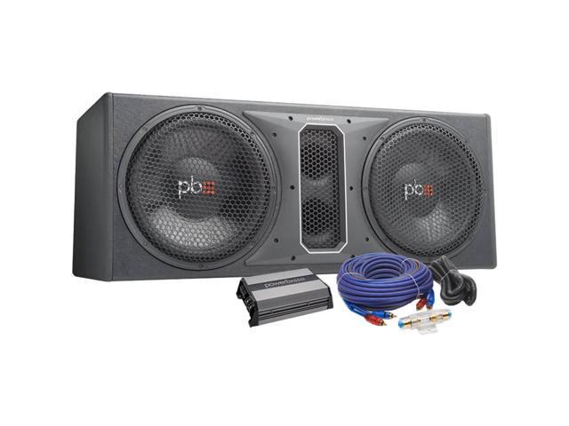 PowerBass PBMPP212 12 inch Dual Subwoofer System with Amplifier