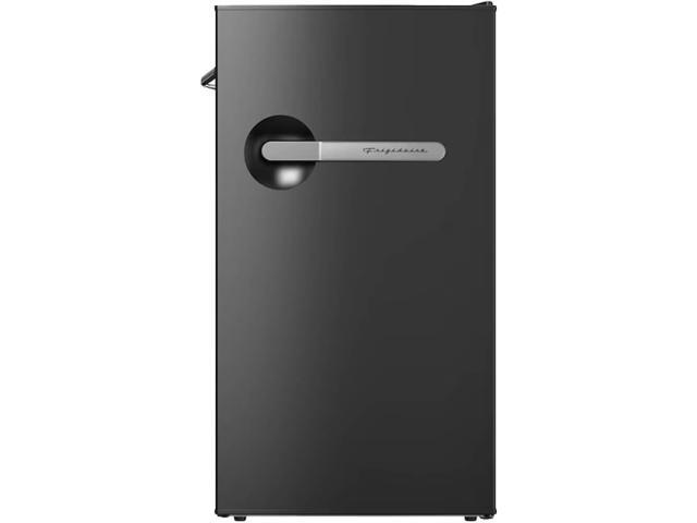 Frigidaire EFR397BLACK 3.2 Cu. Ft. Black Retro Compact Refrigerator with Side Bottle Opener