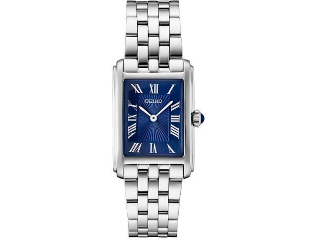 Seiko SWR085 Essentials Collection Quartz Watch - Stainless/Blue