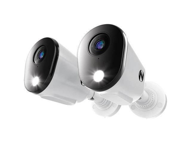 Night Owl CAM2PKFTD8 Wired 4K Deterrence Security Cameras with 2-Way Audio - 2 Pack