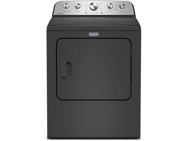 Maytag MED5605RU 7 Cu. Ft. Black Top Load High Efficiency Electric Dryer
