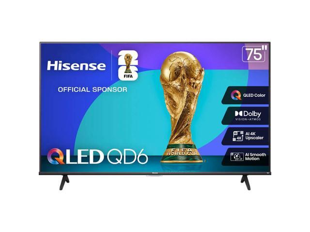 Hisense 75QD65QF 75 inch Class QD6 Series 4K QLED Smart Fire TV