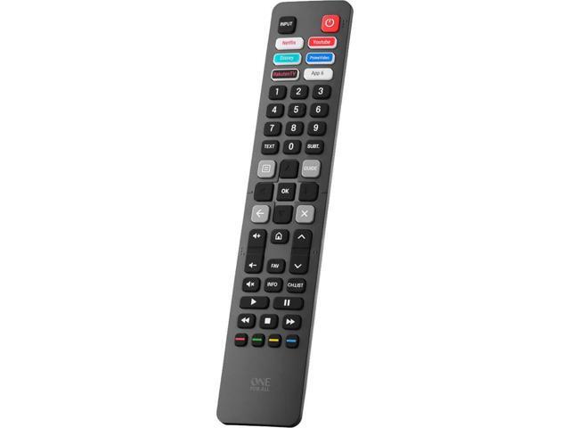 One For All URC4916 Replacement Remote Control for Hisense Smart Televisions