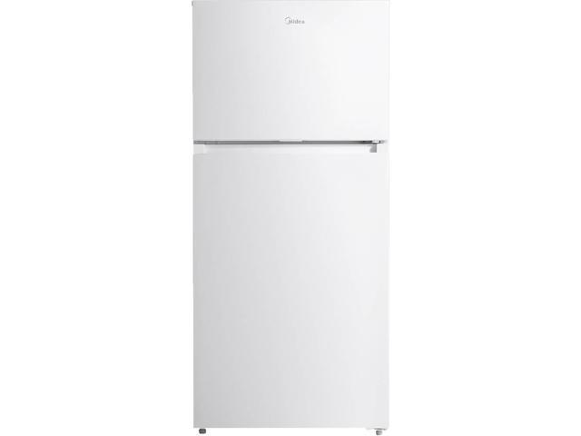 Midea MRT14D2BWW 14 Cu. Ft. White Top Freezer Refrigerator Garage Ready