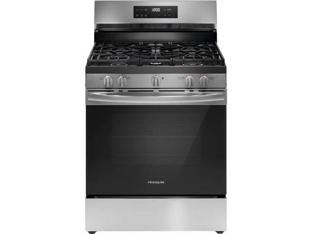 Frigidaire FCRG3062AS 5.1 Cu. Ft. Stainless Freestanding Gas Range with Steam Clean