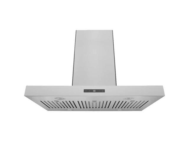 HAUSLANE IS710SS30 30 inch Stainless Canopy Island Range Hood
