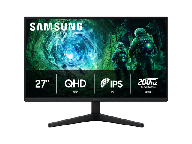 Samsung S27FG532ENXZ 27 inch Odyssey G5 QHD IPS 200Hz Gaming Monitor with AMD FreeSync Premium
