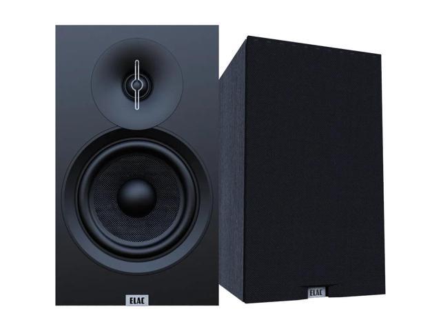 Elac DB63BK 2-Way Bass Reflex Debut 3.0 Series Bookshelf Speaker Pair - Black