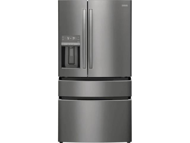 Frigidaire Gallery GRMC2273CD 21.5 Cu. Ft. Black Stainless Steel Counter-Depth 4-Door French Door Refrigerator