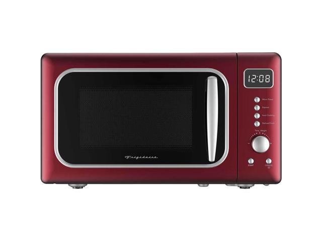Frigidaire EMW788MERSLV 0.7 Cu. Ft. Retro Merlot Silver Countertop Microwave