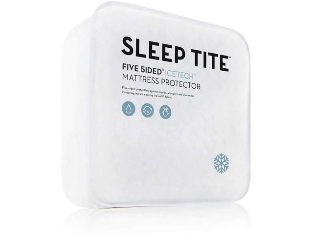 Malouf SLICCK5P SLEEP TITE FIVE SIDED IceTech waterproof mattress cover - California King