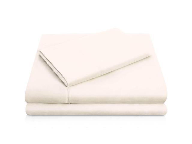 Malouf MA90TTIVMS Brushed Microfiber Sheets - Twin / Ivory