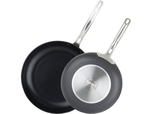 Viking 400511182101 2-Piece Hard Anodized Nonstick Fry Pan Set - Black
