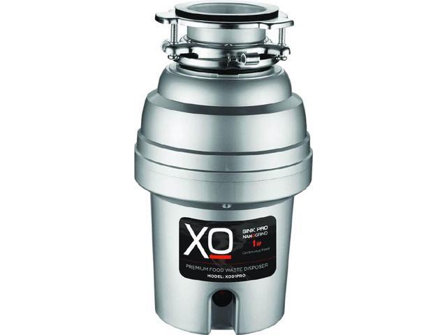 XO XOD1PRO 1 Horsepower Sink Pro Nanogrind Series Continuous Feed Garbage Disposal - Corded