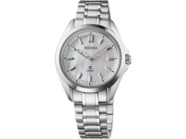 Seiko SUR605 Prospex Sea Series Quartz Watch - Stainless/Mother of Pearl