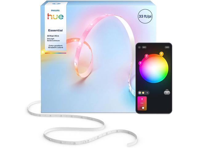 Hue 608489 Essential Lightstrip 33 ft. - White