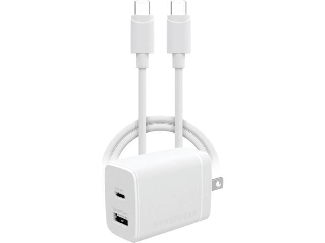 Hypergear 16015 4 Ft. Basics USB-C Fast Charging Cable with 30W Wall Charger Block - White