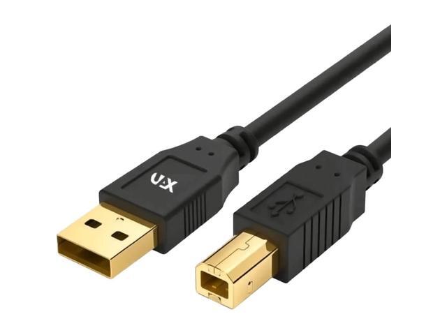 UAX UAXUSBATOB 3 Ft. USB-A to USB-B 2.0 Cable