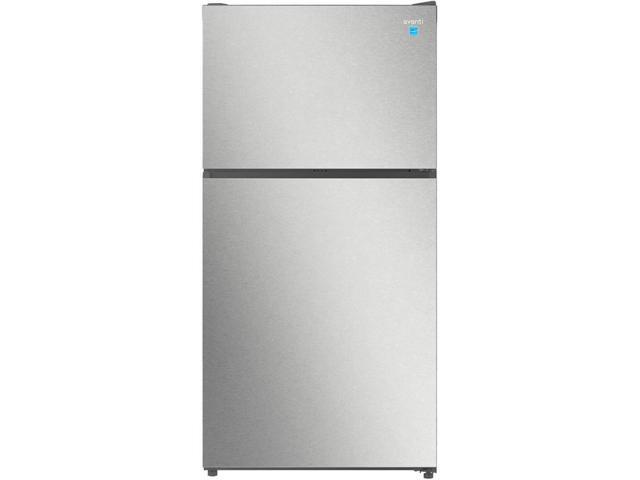 Avanti AVFF24DLJM0S 24 Cu. Ft. Stainless Garage Ready MaxxSpace Top Mount Refrigerator