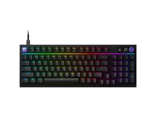 Logitech 920014183 G316 X 98 Wired Gaming Keyboard with Tactile Switches and Dial - Black