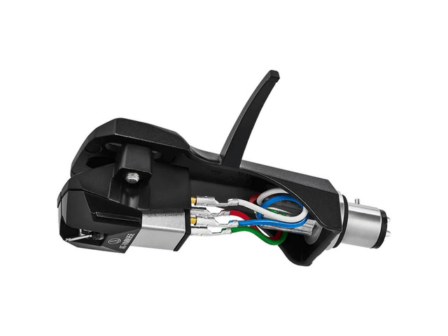 Audio Technica ATVM95EBKH AT-VM95E Dual Moving Magnet Cartridge and AT-HS6BK Headshell Combination Kit