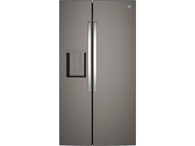 GE GSS28NMYES 27.9 Cu. Ft. Slate Side-by-Side Refrigerator